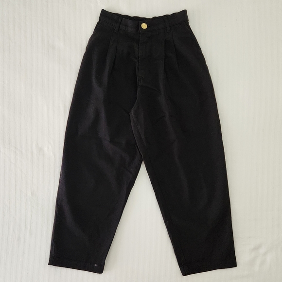 Big Bud Press Pants - NWOT Big Bud Press Pleated Trousers in Black - Size XXS Petite